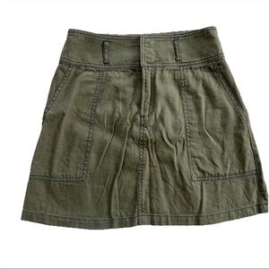 Abound Linen Blend Women’s Mini Skirt Small Y2K Utility Summer Boho Coastal
